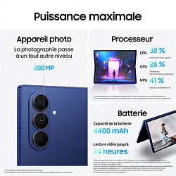 Acheter Samsung Galaxy Z Fold 7 Bleu Nuit (12 Go / 512 Go) · Reconditionné