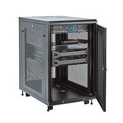 StarTech.com Armoire serveur 18U à 4 montants (RK1833BKM)