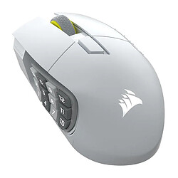 Corsair Gaming Scimitar Elite Wireless SE Blanc
