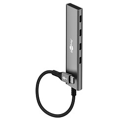 Avis Goobay Slim 4-port USB Hub (USB-C vers 4 ports USB-C 3.2 5 Gbps)