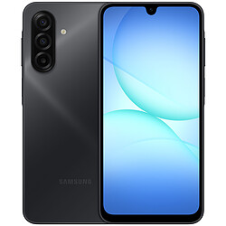 Samsung Galaxy A17 4G Noir (4 Go / 128 Go)  Smartphone 4G-LTE Dual SIM IP54 - Helio G99 8-Core 2.2 GHz - RAM 4 Go - Ecran tactile Super AMOLED 90 Hz 6.7" 1080 x 2340 - 128 Go - NFC/Bluetooth 5.3 - 5000 mAh - Android 15 