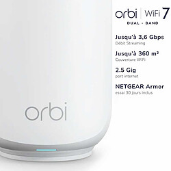 Netgear Orbi WiFi 7 Série 370 Routeur + 2 Satellites (RBE373)