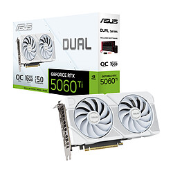 ASUS Dual GeForce RTX 5060 Ti OC Edition 16GB White