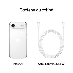 Apple iPhone Air 1 To Blanc nuage pas cher