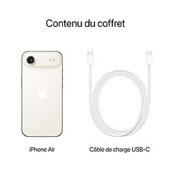 Apple iPhone Air 256 Go Or clair pas cher