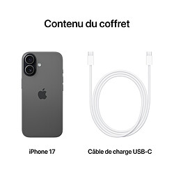 Apple iPhone 17 512 Go Noir pas cher