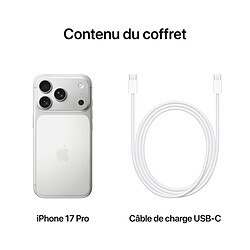 Apple iPhone 17 Pro 512 Go Argent pas cher