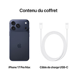 Apple iPhone 17 Pro Max 2 To Bleu Intense pas cher