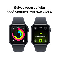 Apple Watch SE 3 GPS 40 mm Aluminium Minuit Bracelet Sport Minuit M/L pas cher