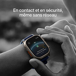 Avis Apple Watch Ultra 3 GPS + Cellular 49 mm Titane Noir Bracelet Milanais en Titane Noir M