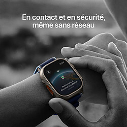 Avis Apple Watch Ultra 3 GPS + Cellular 49 mm Titane Naturel Bracelet Océan Bleu Maritime