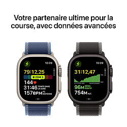 Acheter Apple Watch Ultra 3 GPS + Cellular 49 mm Titane Naturel Bracelet Océan Bleu Maritime