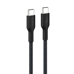 Belkin Câble BoostCharge Pro USB-C vers USB-C 240W - renforcé (Noir) - 3 m