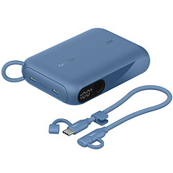 Belkin BoostCharge Powerbank 10K avec Ecran (Bleu)
