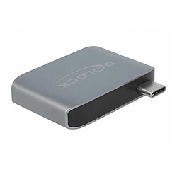 DeLock Adaptateur USB-C vers USB-A + Jack 3.5 mm (M/F) Gris