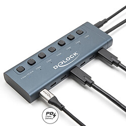 Avis DeLock Hub USB 3.0 Type-C 6x Ports USB-C+ 1x Port USB-C avec Power Delivery 20 W