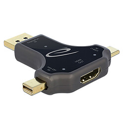 DeLock Adaptateur 3-en-1 vers HDMI 4K - M/F
