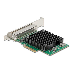 DeLock Carte réseau PCI Express x4 avec 4x Ethernet 2.5 Gbps