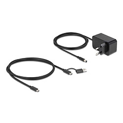 DeLock Hub USB avec 1 port USB-C 3.1 + 2 ports USB-A 3.1 + 4 ports de chargement USB 3.0 pas cher