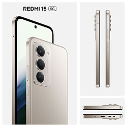 Xiaomi Redmi 15 5G Gris (8 Go / 256 Go)