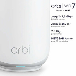 Netgear Orbi WiFi 7 Série 370 Routeur + 1 Satellite (RBE372)
