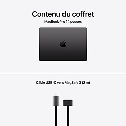 Apple MacBook Pro M5 14" Noir sidéral 16 Go/512 Go (MDE04FN/A) pas cher