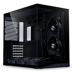 Boîtier PC Lian Li O11 Dynamic Mini V2 Blanc - Tour Midi ATX Modulaire, Double Chambre, Verre Trempé, Pour Config Gaming