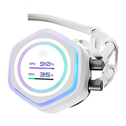 Cooler Master MasterLiquid 360 Atmos II LCD ARGB Blanc