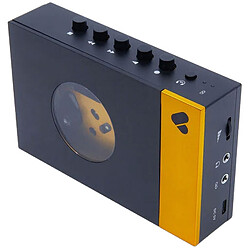 We Are Rewind Lecteur Cassette Amy Noir/Jaune + Muse M-271 Orange