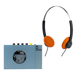 We Are Rewind Lecteur Cassette Kurt Bleu + Muse M-206 CF Orange