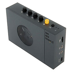 We Are Rewind Lecteur Cassette Keith Noir + Muse M-206 CF Orange