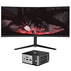 Mini PC Workstation AI R9AI-HX370 64/1024 34" W11P