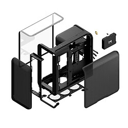 Hyte X50 TG (Noir) pas cher