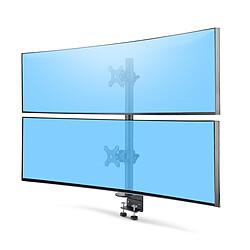 StarTech.com Support de bureau articulé pour 2 écrans LCD empilés verticalement jusqu'à 49" (32/9)