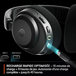 Acheter SteelSeries Arctis Nova 3P Wireless (Noir)