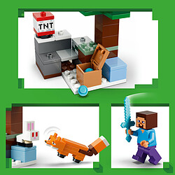 LEGO Minecraft 21583 Les Aventures de Steve dans la Taïga pas cher