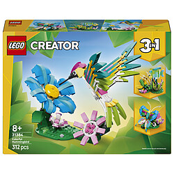 LEGO Creator 31384 3-en-1 Animaux Sauvages : le Colibri Coloré