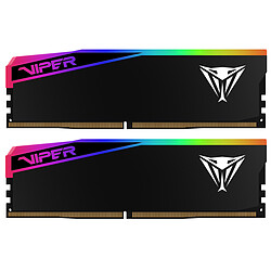 Viper Gaming Elite 5 Ultra RGB 32 Go (2x 16 Go) DDR5 6000 MHz CL46 - Noir