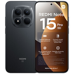 Xiaomi Redmi Note 15 Pro 5G Noir (8 Go / 512 Go)