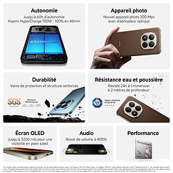 Avis Xiaomi Redmi Note 15 Pro+ 5G Moka (8 Go / 256 Go)
