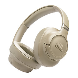 JBL Tune 780NC Beige Casque circum-aural fermé sans fil - Réduction de bruit adaptative - Bluetooth 6.0 - Commandes/Micro - Autonomie 76h - Pliable