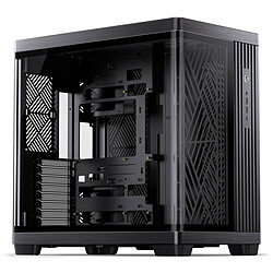 Jonsbo TK-4 Noir Boîtier Moyen Tour Aquarium avec panneau latéral et façade en verre trempé