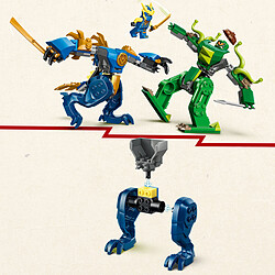 LEGO Ninjago 71853 Le combat du robot dragon de Jay pas cher