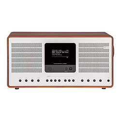 Revo SuperConnect Stereo Noyer/Argent Radio FM/DAB+/Internet - 2 x 15 W - WiFi/Bluetooth - Ecran OLED 2.7" - AUX 3.5 mm - Compatible DLNA