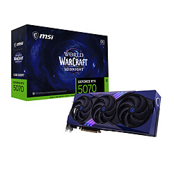 MSI GeForce RTX 5070 12G World of Warcraft MIDNIGHT VOID EDITION OC