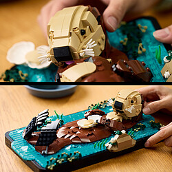 LEGO Ideas 21366 Les Loutres Câlines pas cher