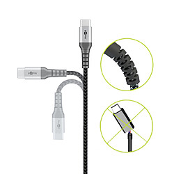 Avis Goobay Câble SuperSoft Textile USB-C 2.0 (M/M) - 2 m