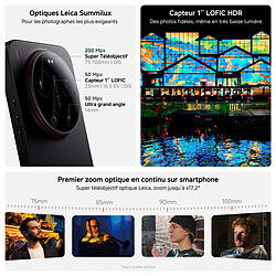 Avis Xiaomi 17 Ultra Conçu avec Leica Noir (16 Go / 512 Go)