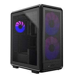 Cooler Master MasterFrame 500 Mesh ARGB (Noir) Boîtier Moyen Tour avec façade en mesh et fenêtre en verre trempé