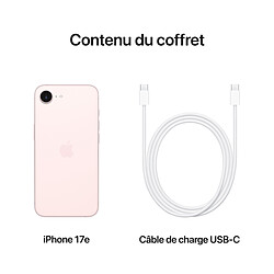 Apple iPhone 17e 256 Go Rose Pastel pas cher